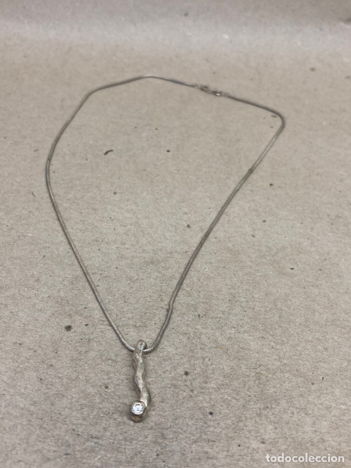 Joyeria: Cadena y colgante de plata - Foto 1