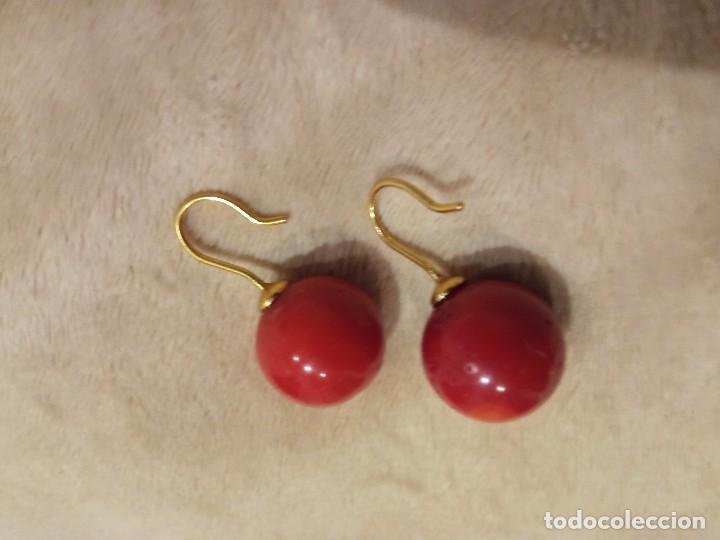 Joyeria: Pendientes de coral rojo - Foto 2