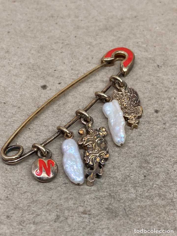 Joyeria: Broche de plata y perlas/B39 - Foto 1