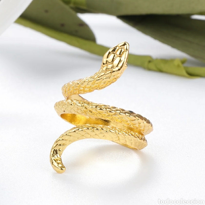 foro postura Ingenieria exclusivo anillo en forma de serpiente - Compra venta en todocoleccion