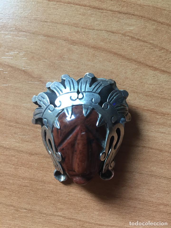 Joyeria: Broche y colgante plata y agata - Foto 1