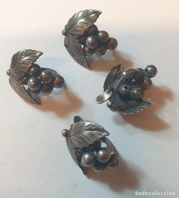 Joyeria: dos pares de pendientes, racimo de uva. - Foto 2