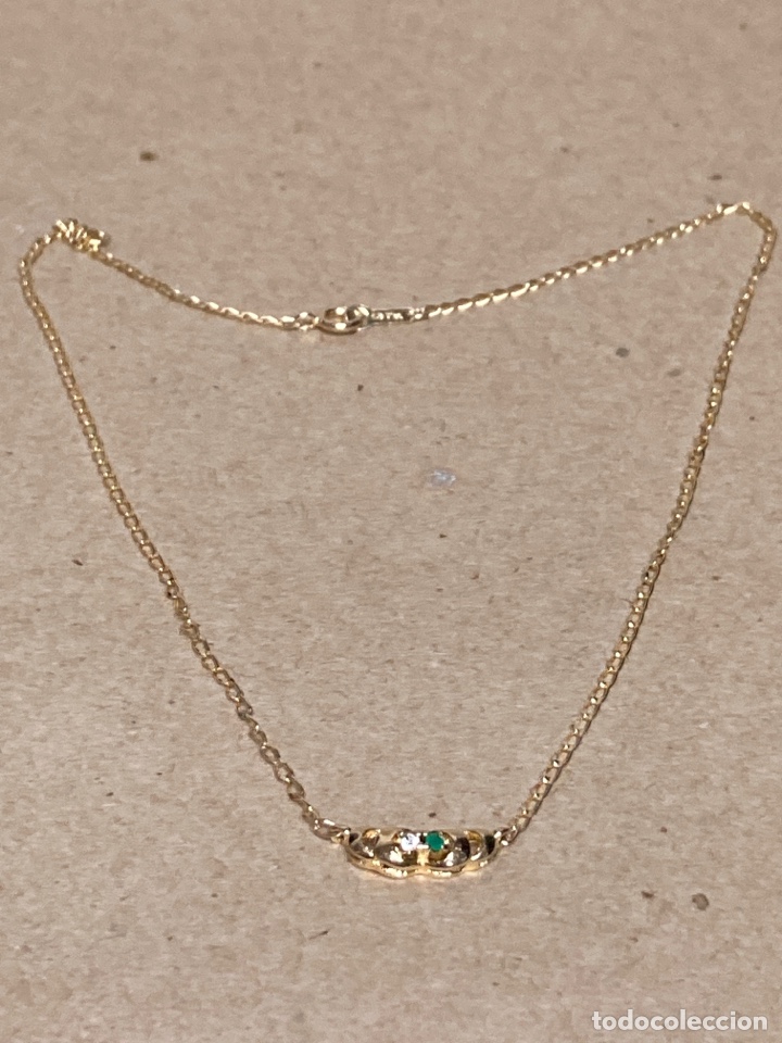 Joyeria: Gargantilla de plata Chapada en oro - Foto 2