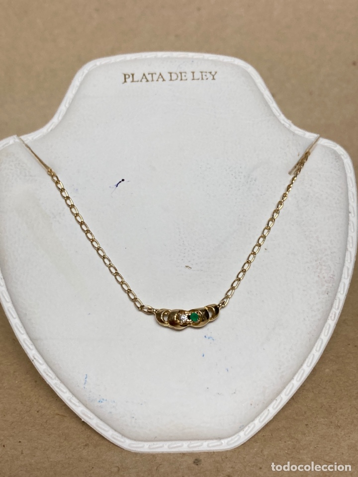 Joyeria: Gargantilla de plata Chapada en oro - Foto 1