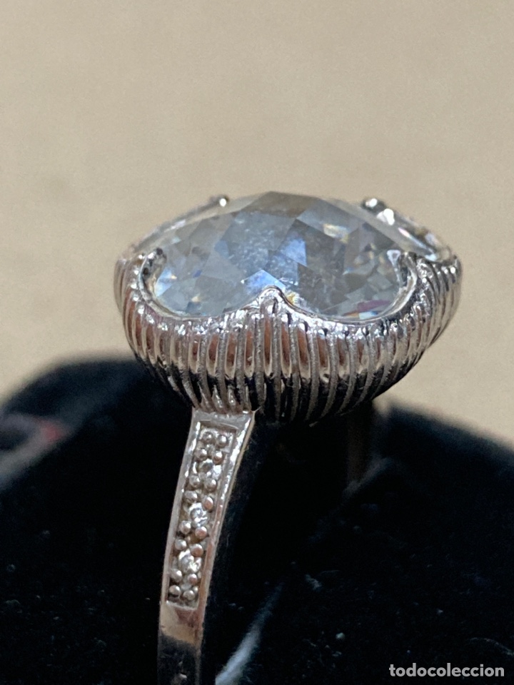 Joyeria: Sortija de plata con circonitas/S56 - Foto 3