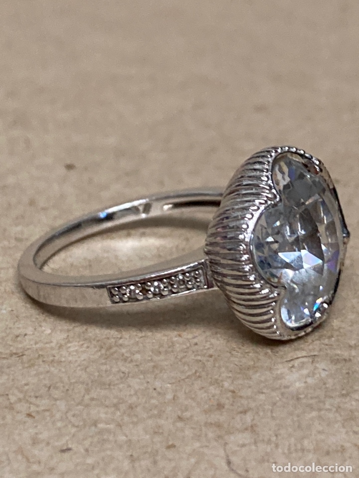 Joyeria: Sortija de plata con circonitas/S56 - Foto 5