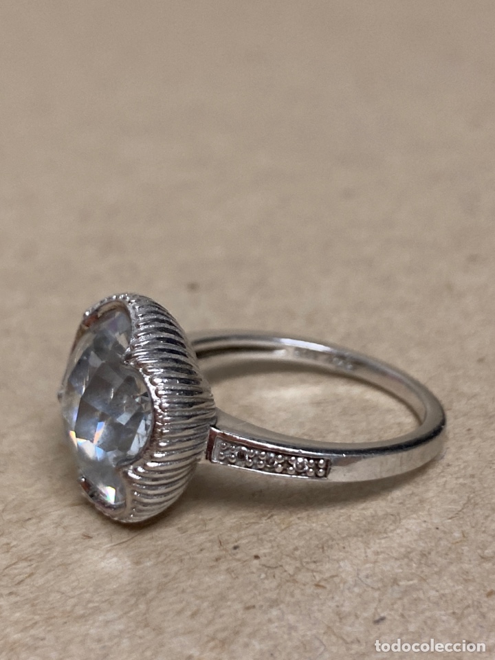 Joyeria: Sortija de plata con circonitas/S56 - Foto 6