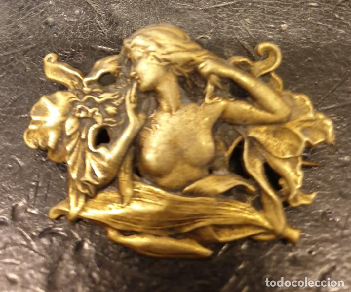 Joyeria: Broche modernista en bronce - Foto 1