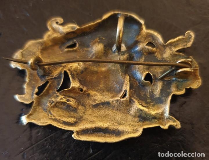 Joyeria: Broche modernista en bronce - Foto 2