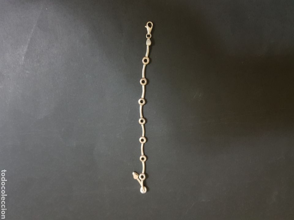 Joyeria: #523 PULSERA DE PLATA CON CIRCULO PLATA DE LEY 925 - Foto 2