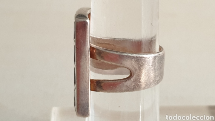 Joyeria: ANILLO DE PLATA DE LEY Y ESMALTE - Foto 3