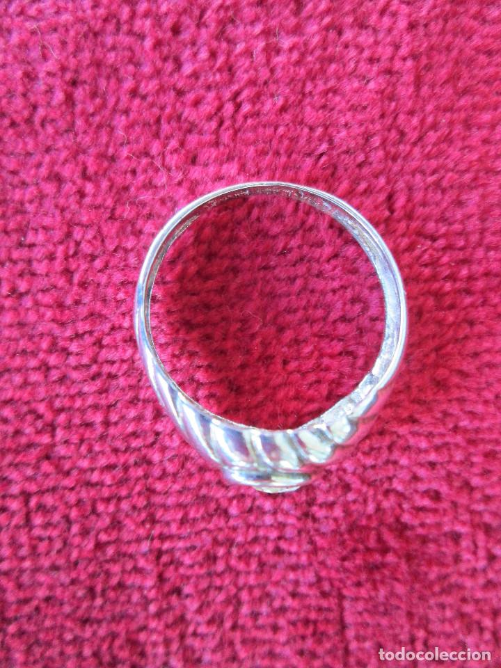 Joyeria: ANTIGUO ANILLO DE PLATA CON CIRCONITAS - SIN ESTRENAR - Foto 4