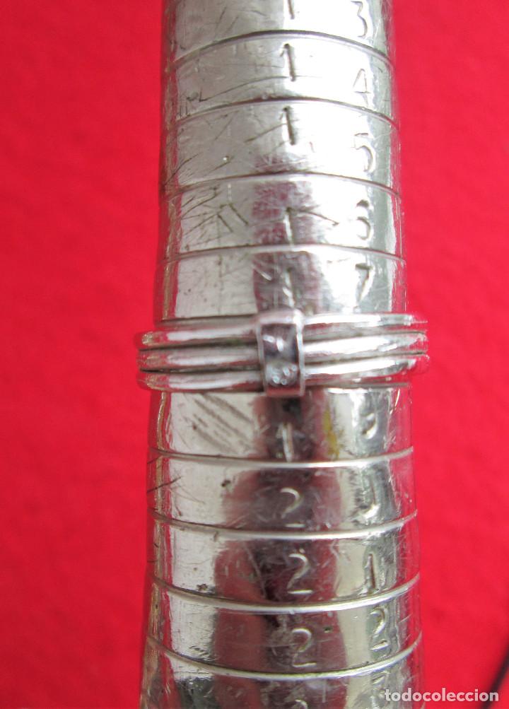 Joyeria: ANTIGUO ANILLO DE PLATA CON CIRCONITAS - SIN ESTRENAR - Foto 6