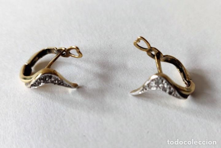 Joyeria: Pendientes Chapados en Oro - Foto 2