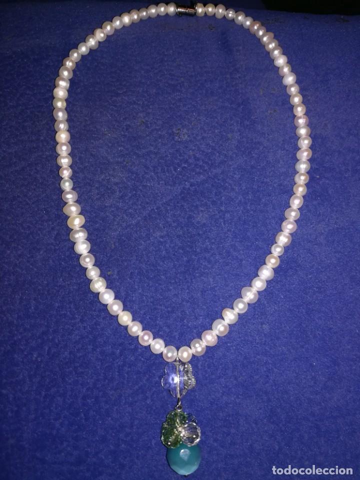 Joyeria: GARGANTILLA CON COLGANTE DE ELEMENTOS SWAROVSKI - Foto 1