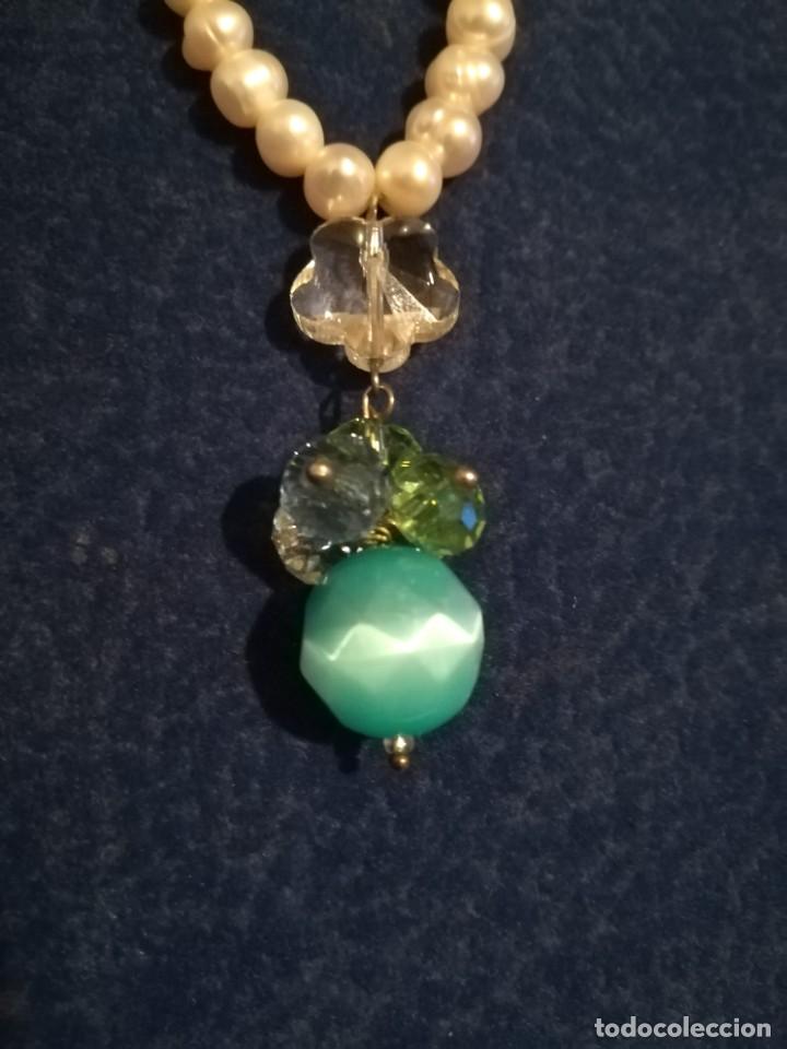 Joyeria: GARGANTILLA CON COLGANTE DE ELEMENTOS SWAROVSKI - Foto 2