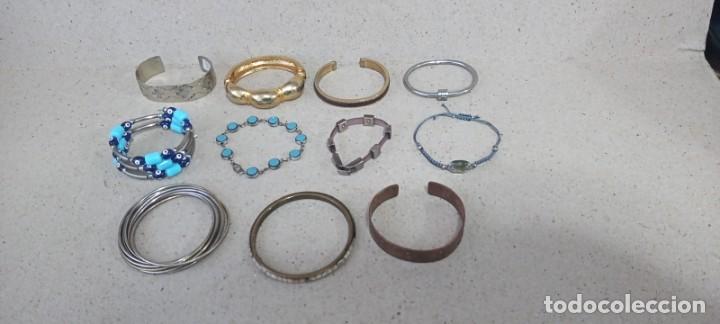 Joyeria: 10 PULSERAS VARIADAS ANTIGUAS. T - Foto 1