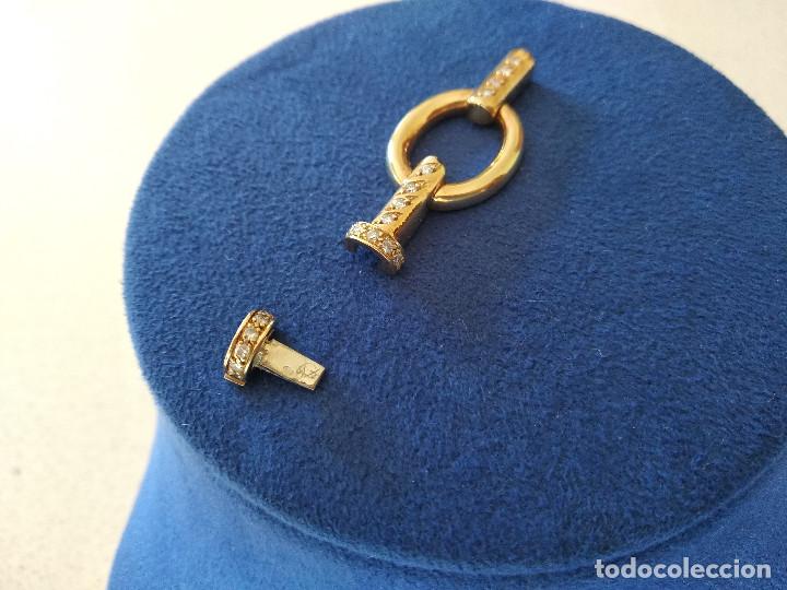 Joyeria: CIERRE COLLAR ORO 18K Y BRILLANTES - Foto 2