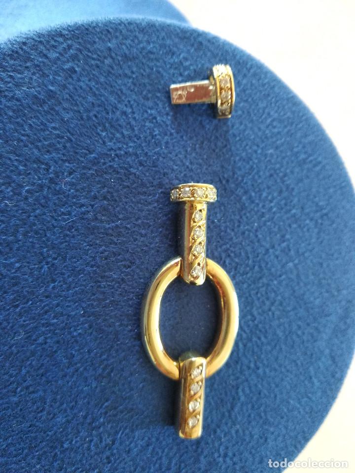 Joyeria: CIERRE COLLAR ORO 18K Y BRILLANTES - Foto 4