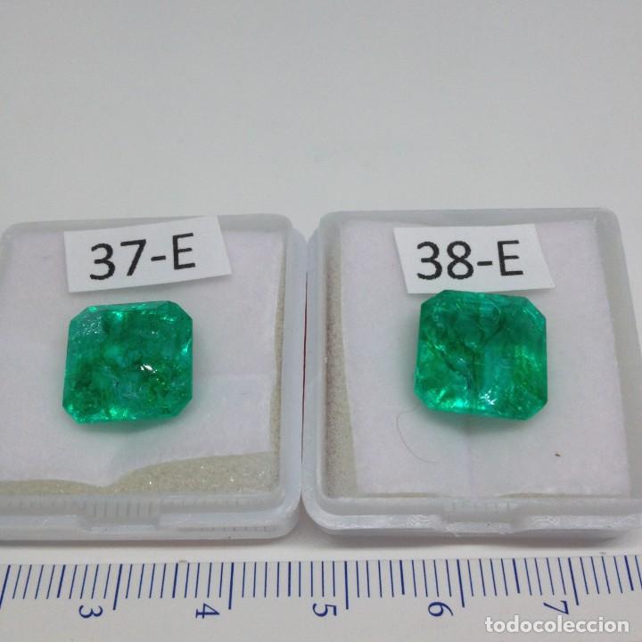 Joyeria: 2 BONITAS GEMAS SIMIL/ESMERALDA, PARA, PENDIENTES, ETC. - Foto 1
