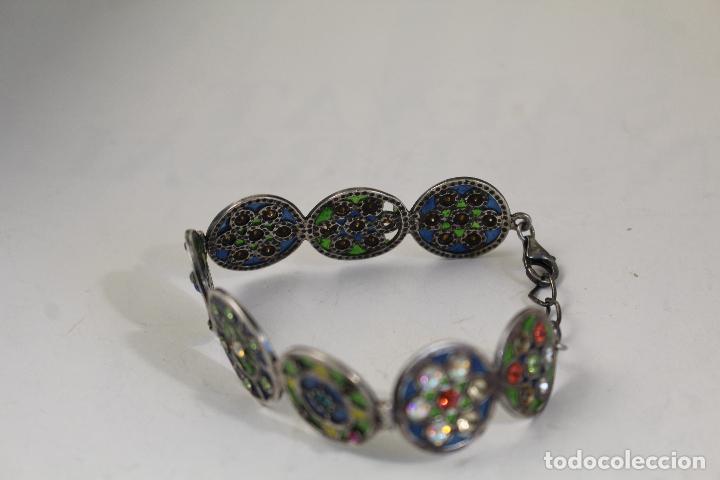 Joyeria: pulsera plata 925 con cristales - Foto 3