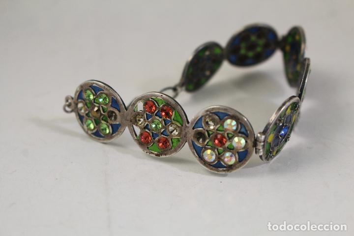 Joyeria: pulsera plata 925 con cristales - Foto 4
