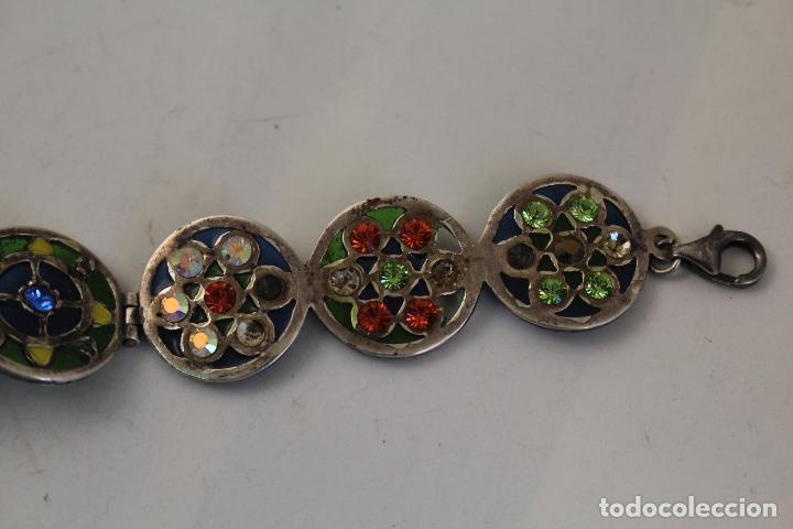 Joyeria: pulsera plata 925 con cristales - Foto 8