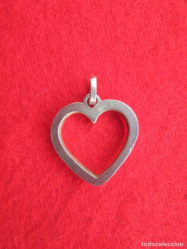 Joyeria: COLGANTE CORAZON DE PLATA DE LEY - SIN ESTRENAR - Foto 2