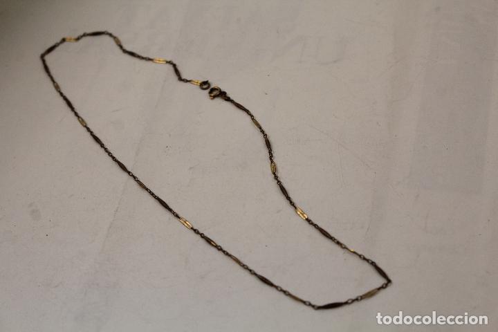 Joyeria: antigua cadena de oro 14k - Foto 4