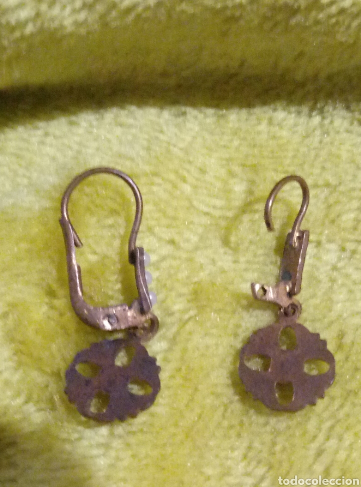 Joyeria: Pendientes rub&iacute; a&ntilde;os 40 - Foto 4