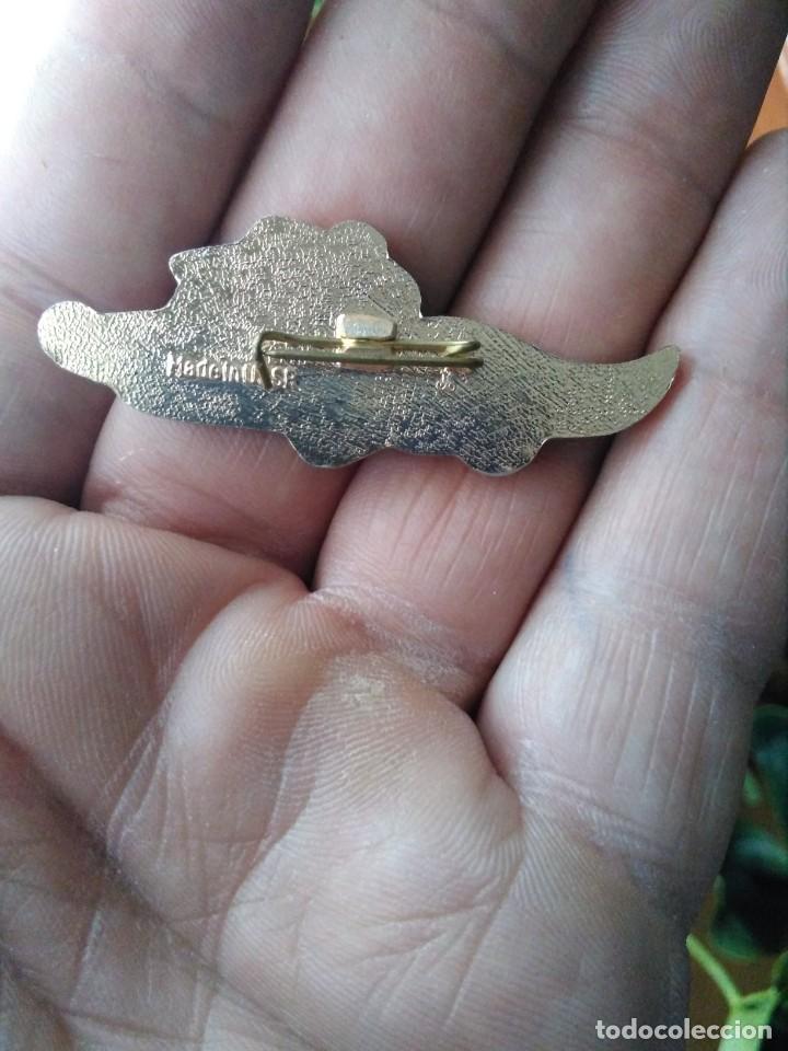Joyeria: INSIGNIA BROCHE VINTAGE COCODRILO CON GORRA - Foto 2