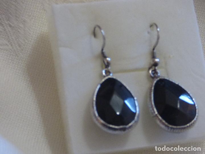 Joyeria: Preciosos pendientes onix facetado,y plata. - Foto 1