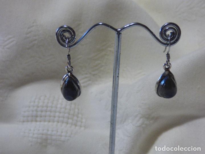 Joyeria: Pendientes plata y opalo. - Foto 1