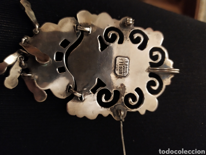 Joyeria: Colgante - broche 50s plata 925 - Foto 2