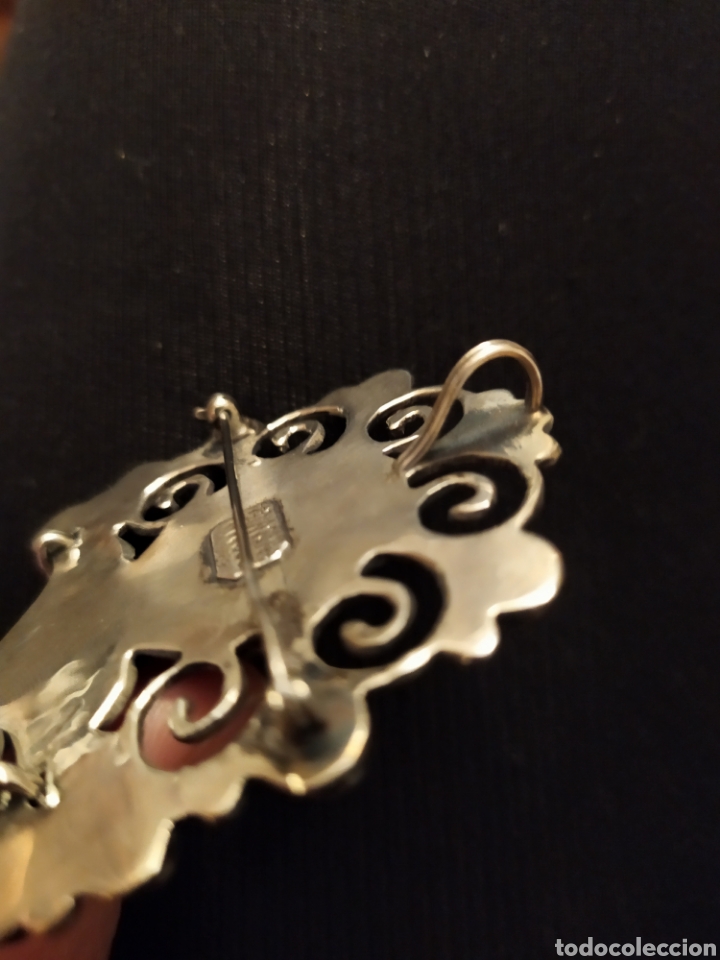 Joyeria: Colgante - broche 50s plata 925 - Foto 4