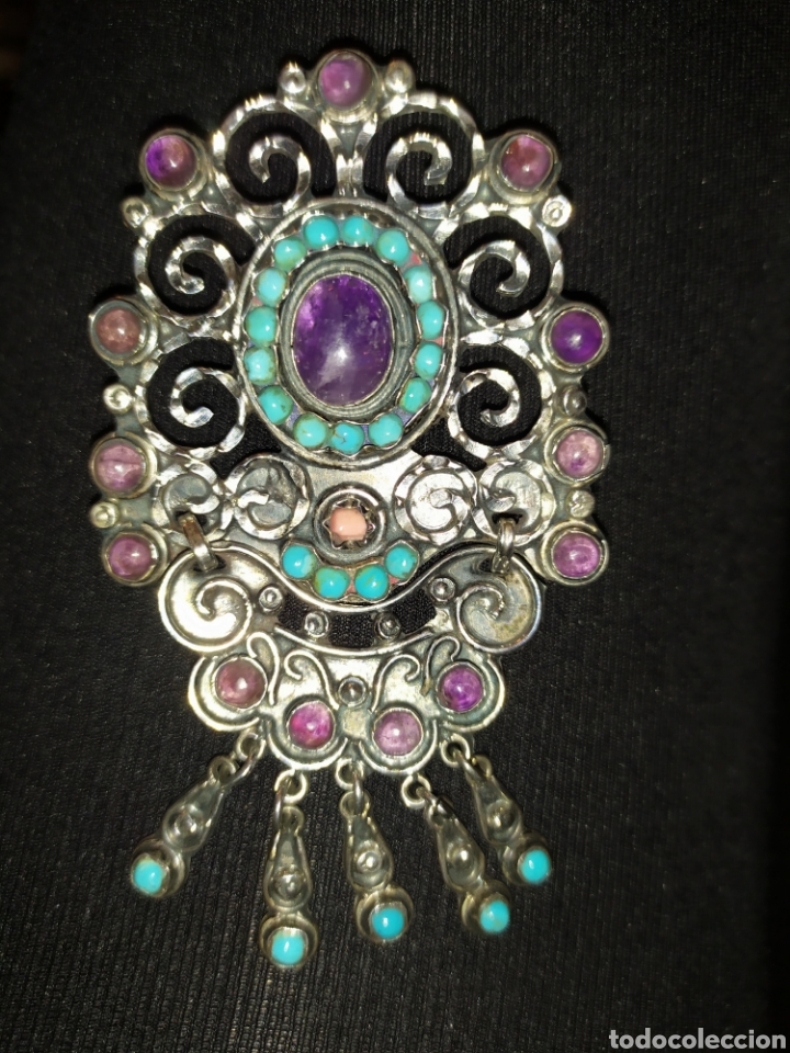 Joyeria: Colgante - broche 50s plata 925 - Foto 1