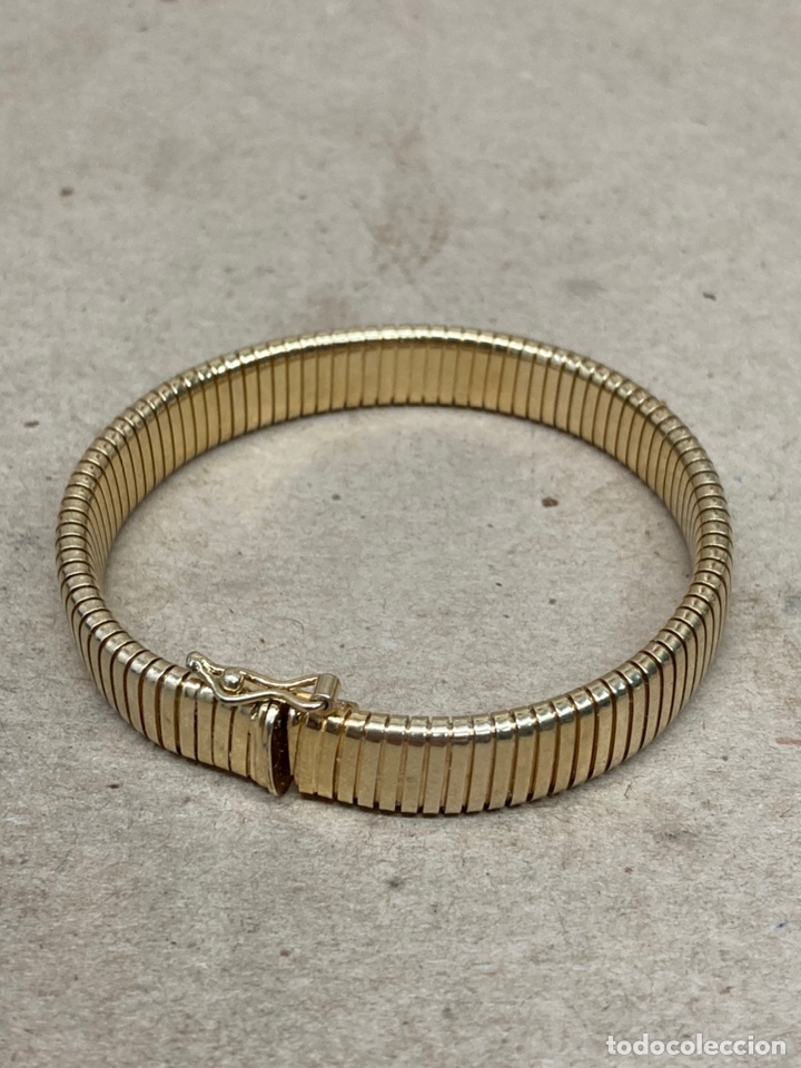 Joyeria: Pulsera de plata chapado oro /PUL190 - Foto 1