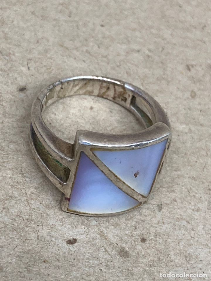 Joyeria: Anillo de plata y n&aacute;car /SORT 05 - Foto 1