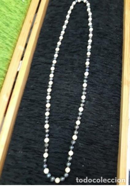 Joyeria: COLLAR DE PERLAS CULTIVADAS..blancas y grises - Foto 1