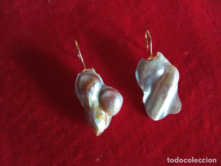 Joyeria: Pendientes de perlas y madreperla - Foto 3