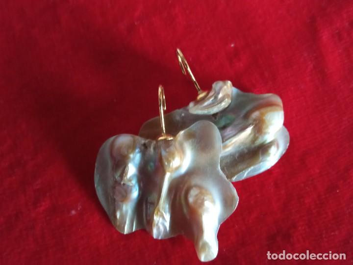 Joyeria: Pendientes de perlas y madreperla - Foto 1