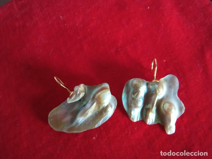 Joyeria: Pendientes de perlas y madreperla - Foto 2