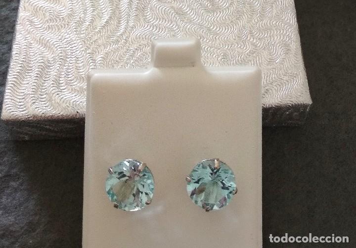 Joyeria: PENDIENTES ORO AGUAMARINAS - Foto 2