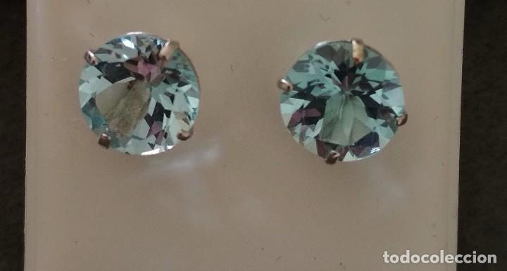 Joyeria: PENDIENTES ORO AGUAMARINAS - Foto 3