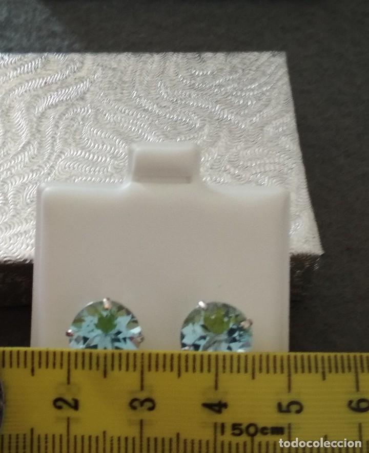 Joyeria: PENDIENTES ORO AGUAMARINAS - Foto 5