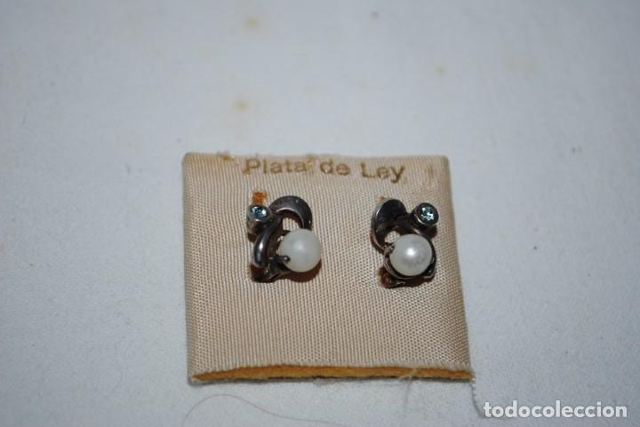 Joyeria: PENDIENTES DE PLATA ANTIGUOS . - Foto 4