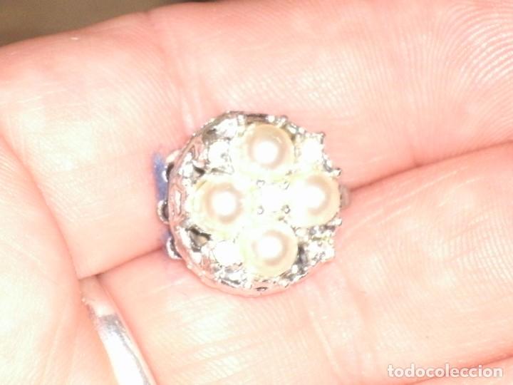 Joyeria: CIERRE O BROCHE DE PERLAS Y CIRCONITAS PARA COLLAR. - Foto 2