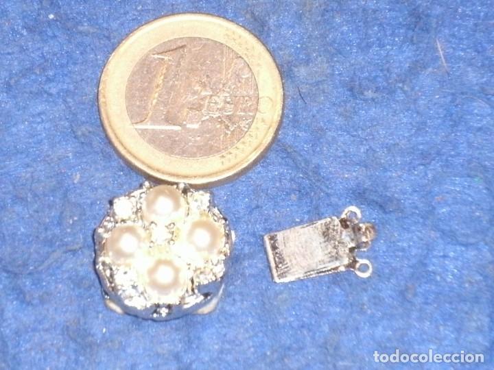 Joyeria: CIERRE O BROCHE DE PERLAS Y CIRCONITAS PARA COLLAR. - Foto 4