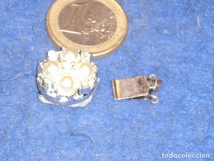 Joyeria: CIERRE O BROCHE DE PERLAS Y CIRCONITAS PARA COLLAR. - Foto 5