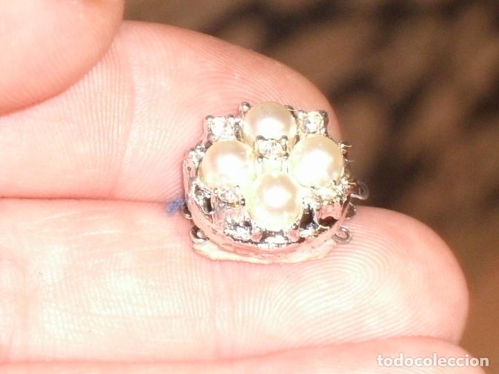 Joyeria: CIERRE O BROCHE DE PERLAS Y CIRCONITAS PARA COLLAR. - Foto 6